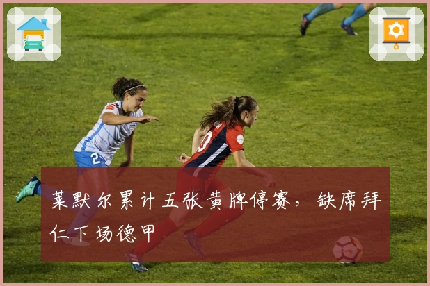 莱默尔累计五张黄牌停赛，缺席拜仁下场德甲