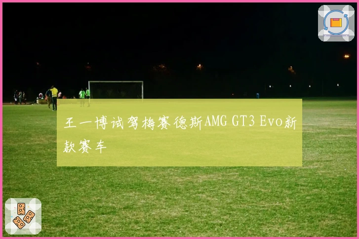 王一博试驾梅赛德斯AMG GT3 Evo新款赛车